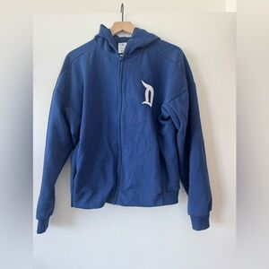 Blue disneyland zip up jacket Small